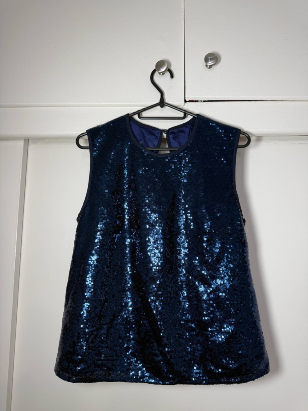 camilla & marc Navy Blue Sequin Top
